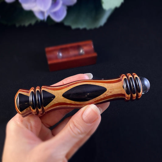 Handmade Wooden Small Teleidoscope with Ebony