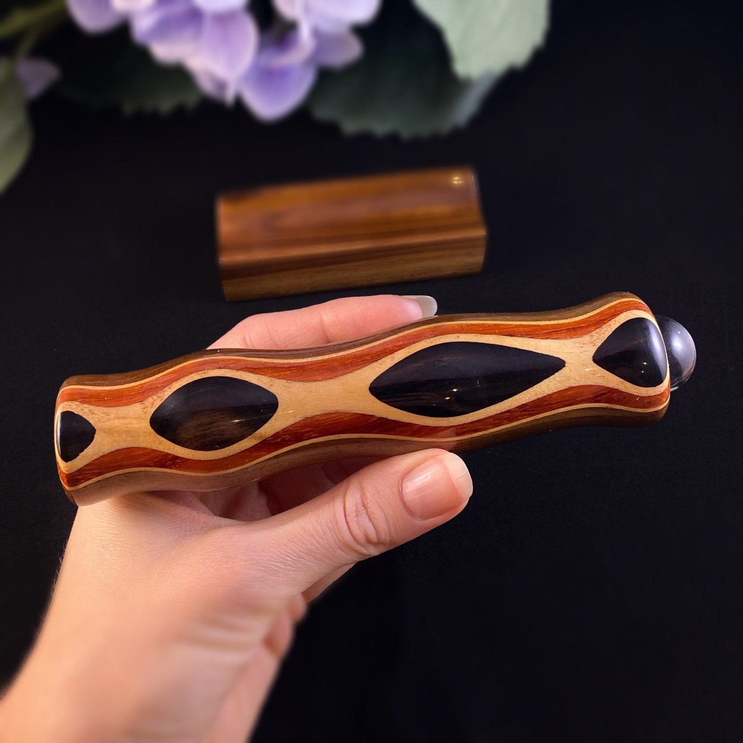 Handmade Wooden Teleidoscope with Ebony