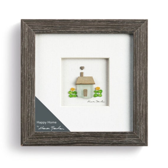 Happy Home, Sharon Nowlan Pebble Art