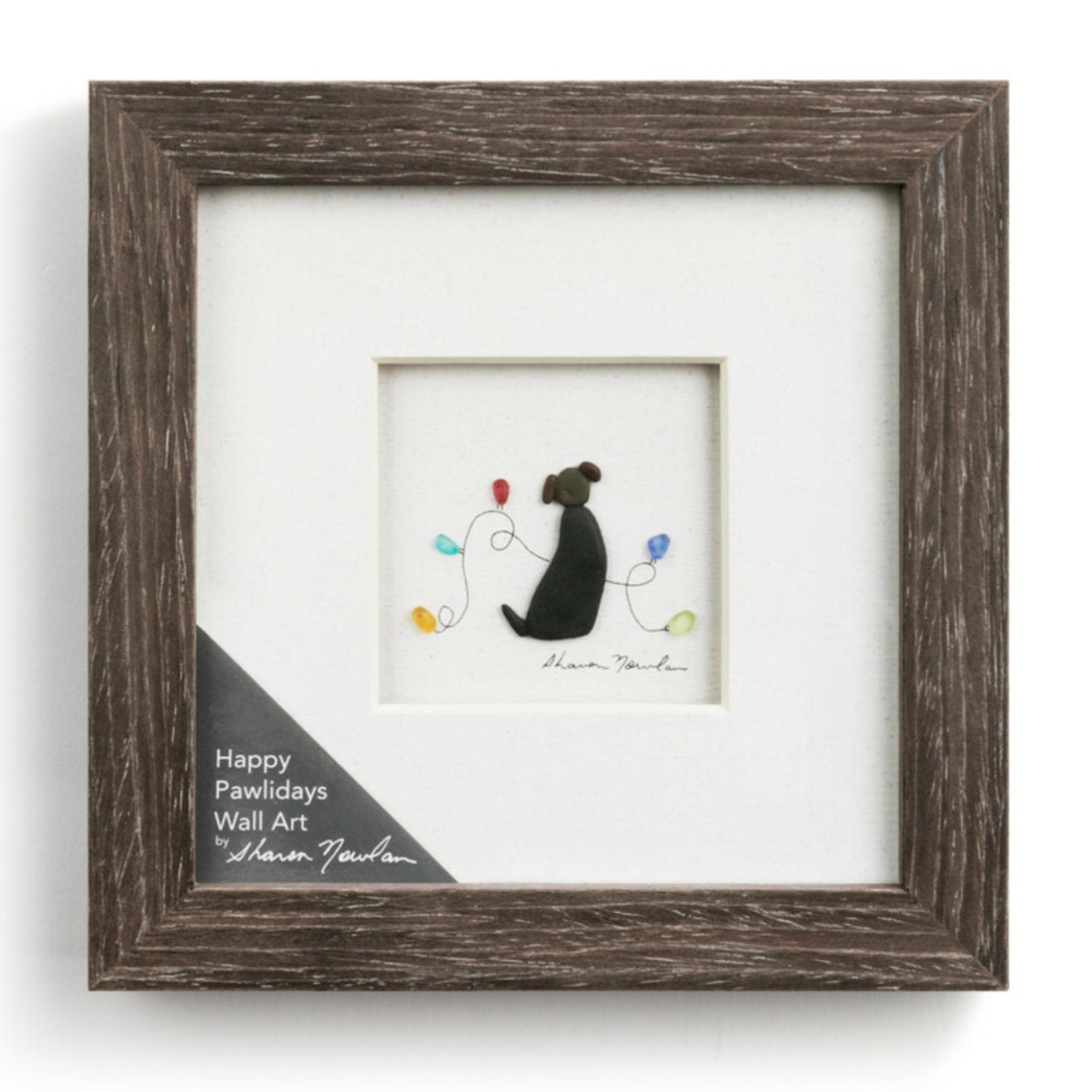 Happy Pawlidays, Sharon Nowlan Pebble Art