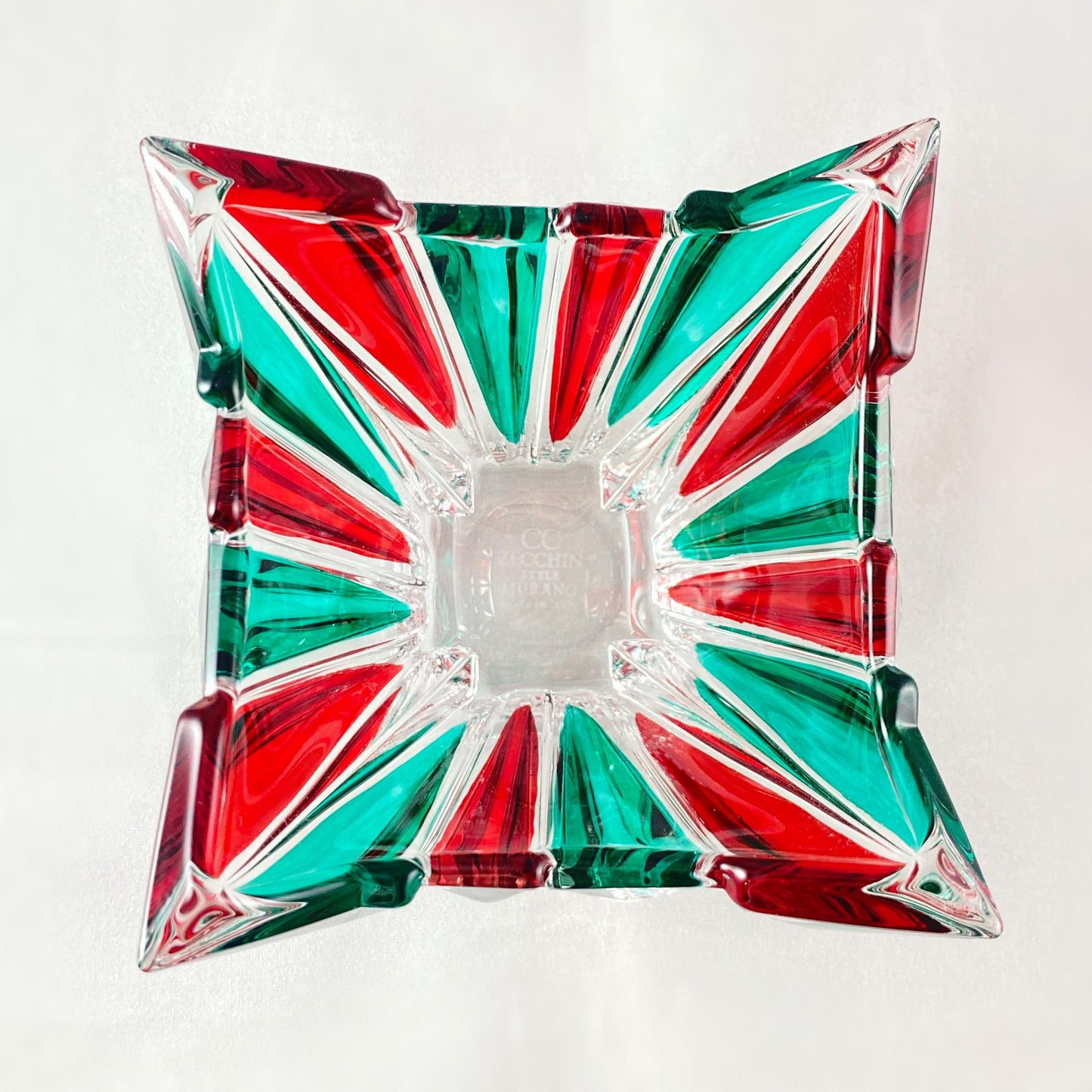 Venetian Glass Princess Votive Holder - Handmade in Italy, Colorful Murano Glass Candle Holder