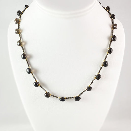 Smoky Quartz Necklace, Handmade in USA - Avaasi