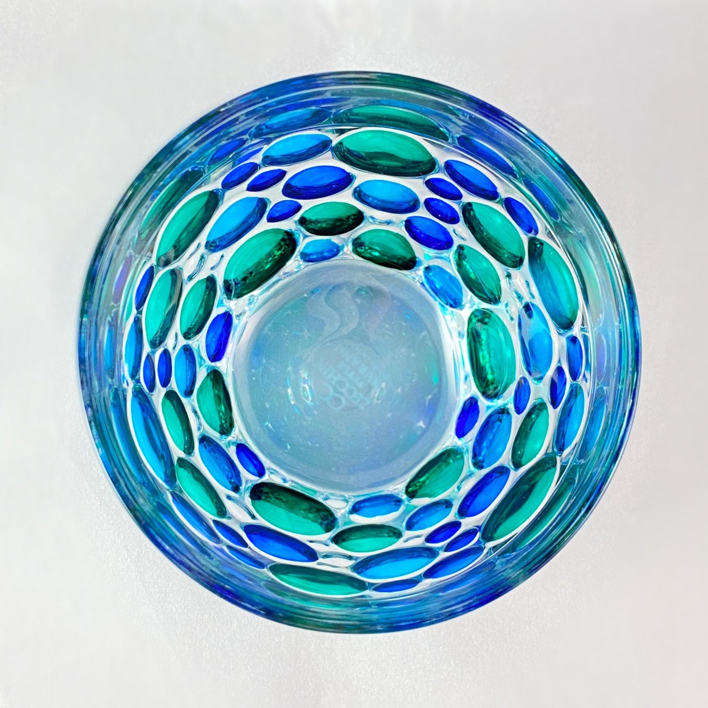 Venetian Glass Kaleidoscope SD Whiskey Glass - Handmade in Italy, Colorful Murano Glass