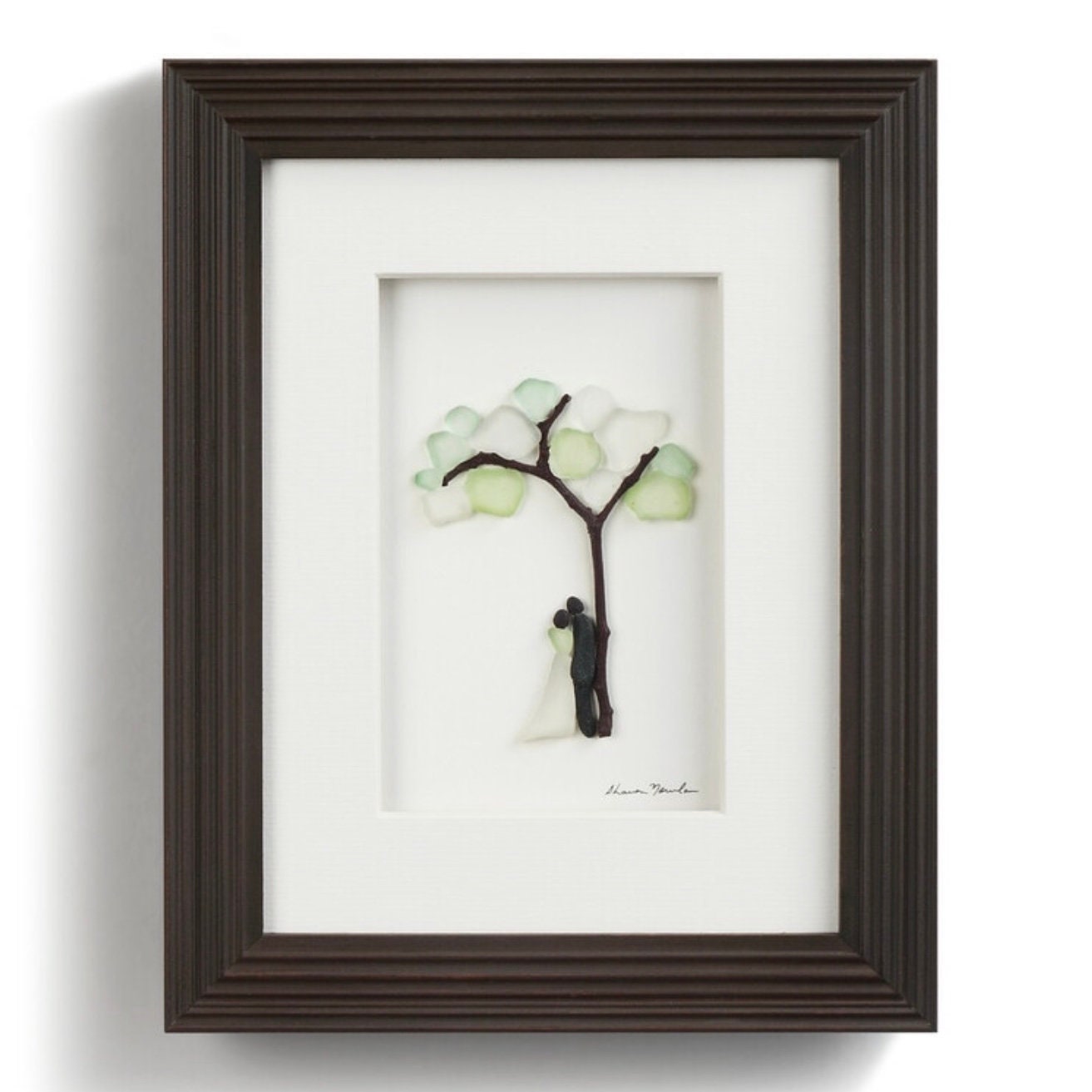In Your Arms, Sharon Nowlan Pebble Art
