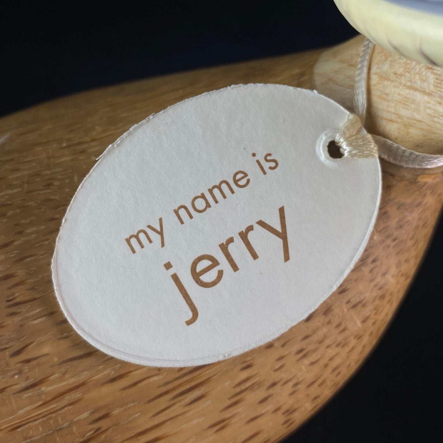 Jerry - Hand-carved and Hand-painted Bamboo Duck