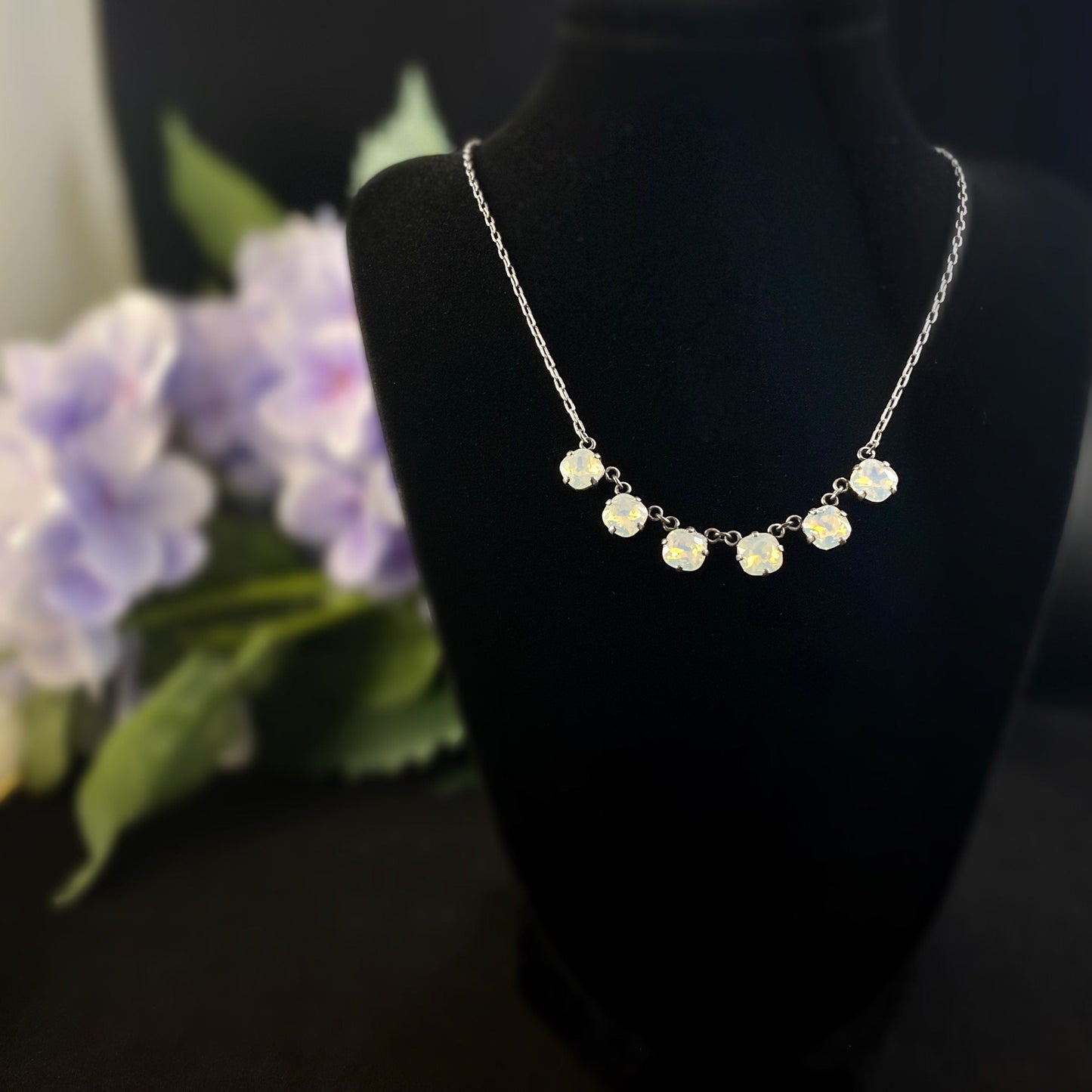 La Vie Parisienne by Catherine Popesco - Cushion Cut Swarovski Crystal Pendant Necklace