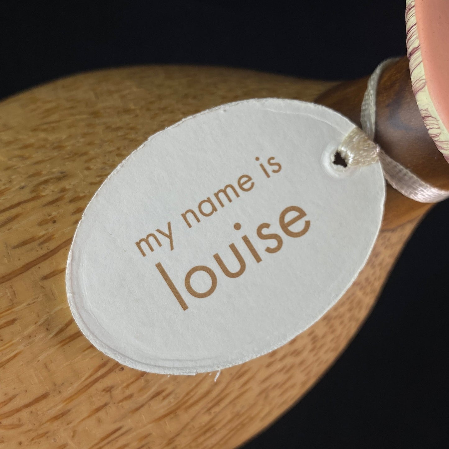 Louise - Hand-carved and Hand-painted Bamboo Duck