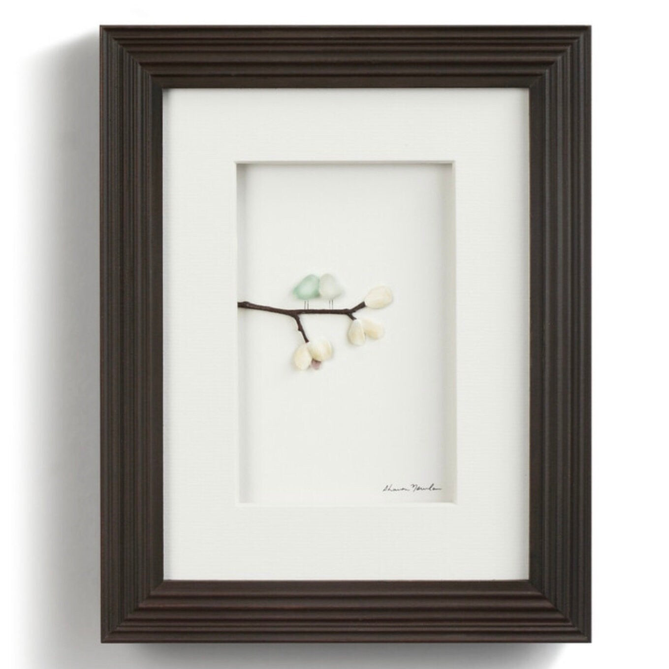 Love Birds, Sharon Nowlan Pebble Art