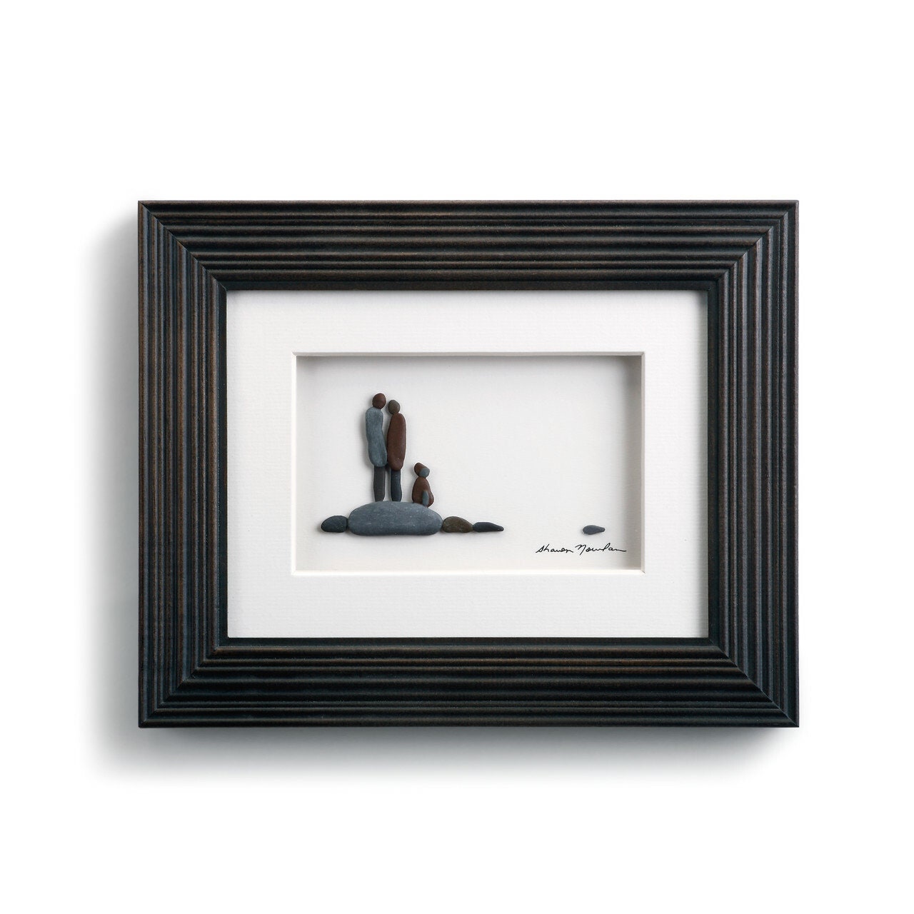 Loyal and True, Sharon Nowlan Pebble Art