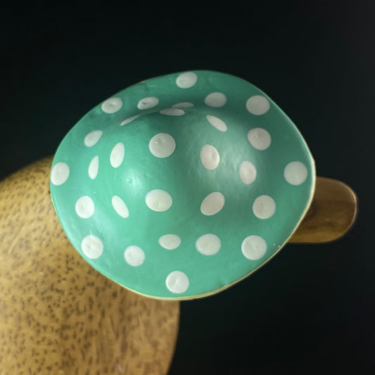 Lucy - Hand-carved and Hand-painted Bamboo Duck