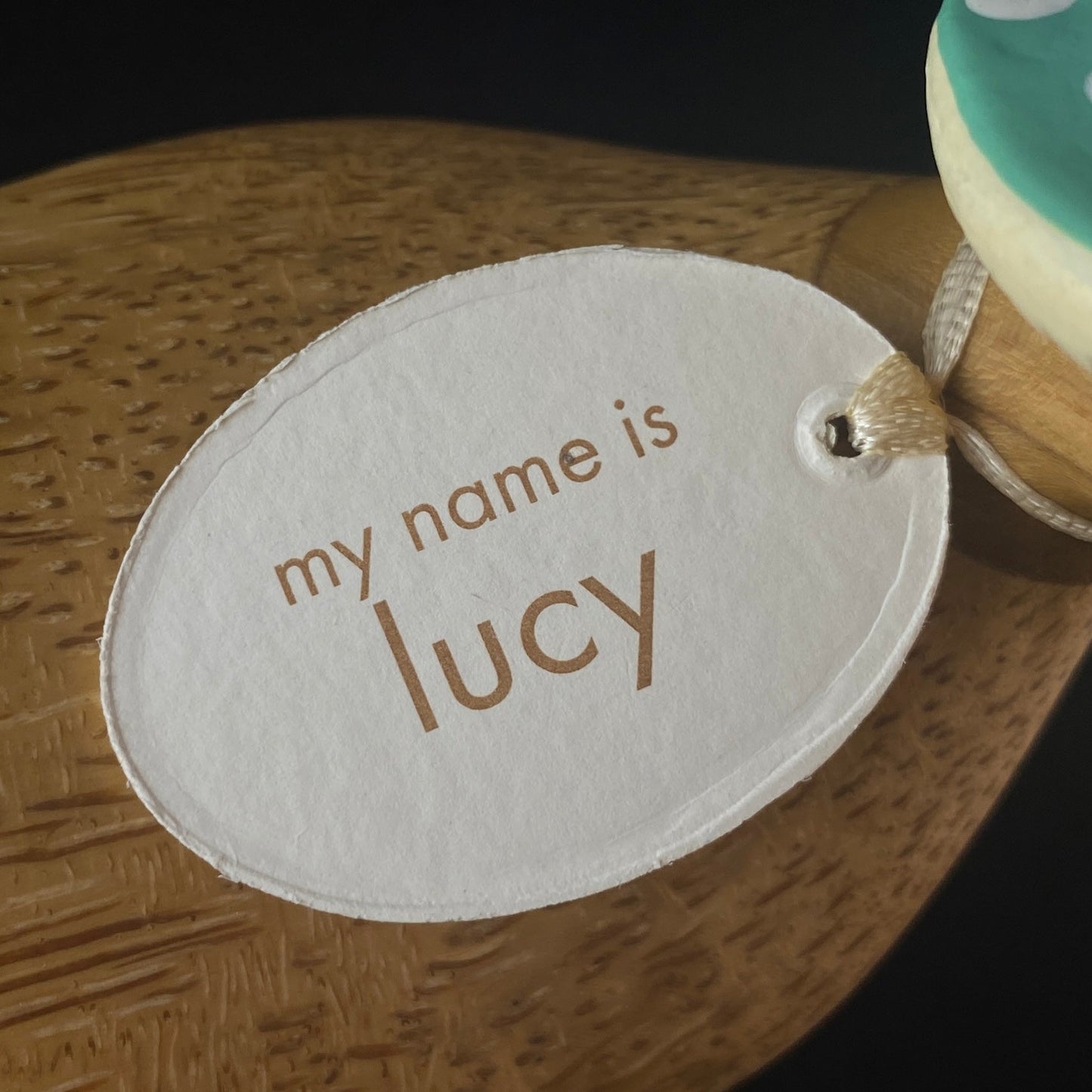 Lucy - Hand-carved and Hand-painted Bamboo Duck