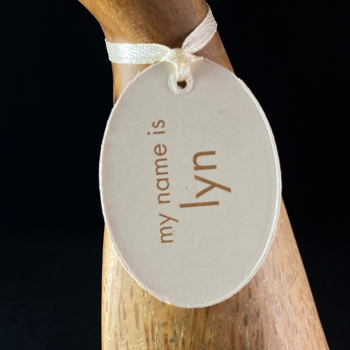 Lyn - Hand-carved and Hand-painted Bamboo Duck