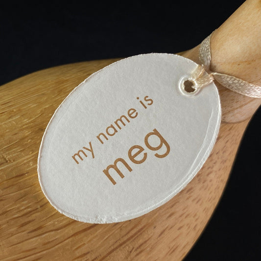 Meg - Hand-carved and Hand-painted Bamboo Duck