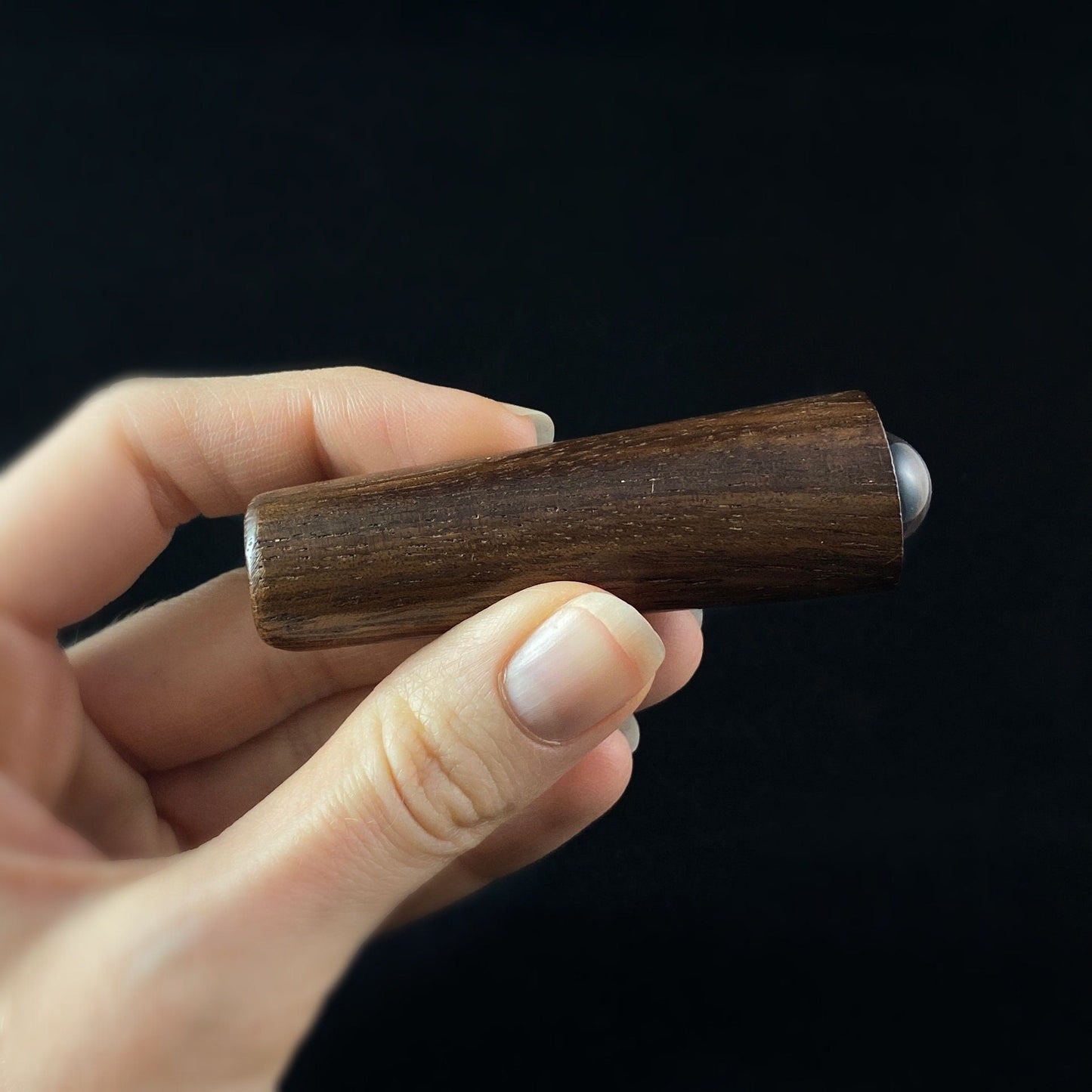 Mini Handmade Wooden Teleidoscope - Walnut