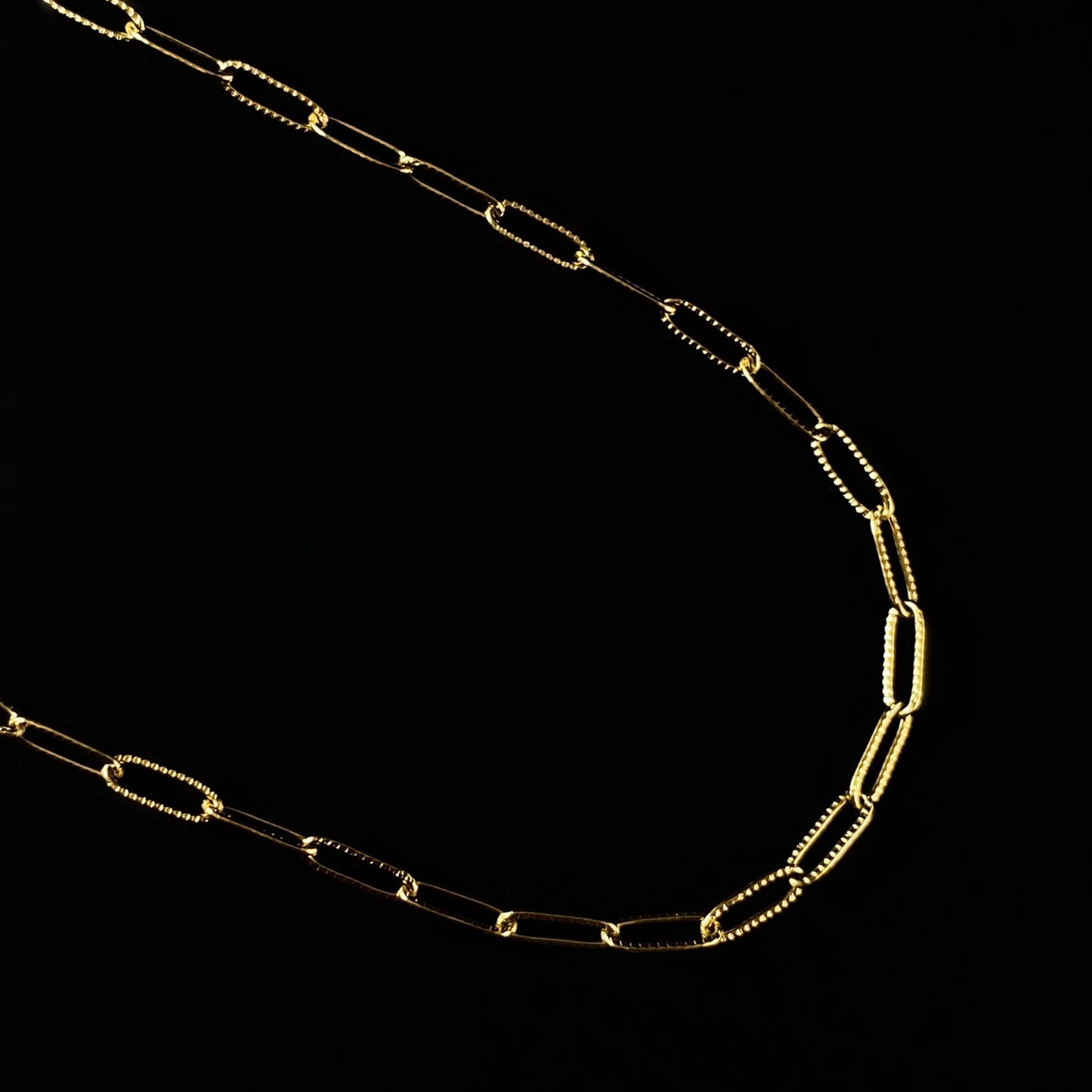 Minimal Gold Chain Linking Necklace - 3Souls