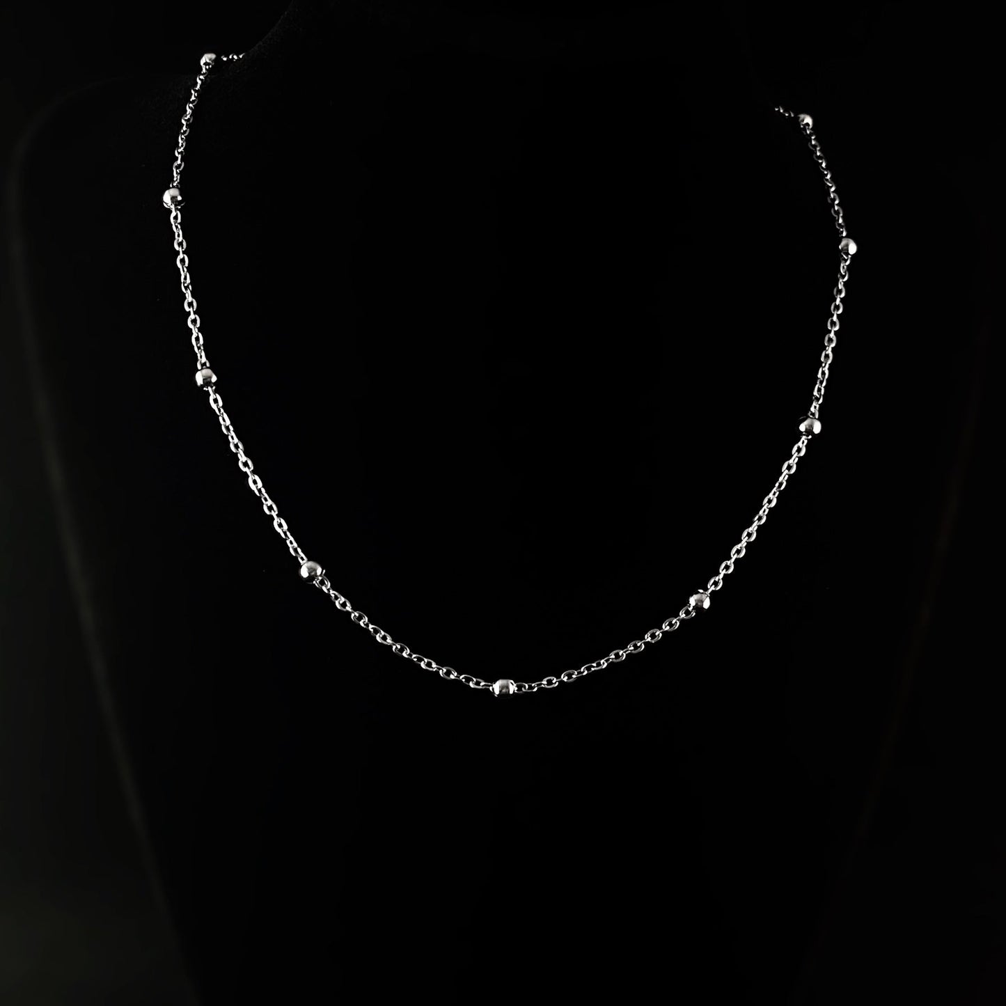 Minimal Silver Rohan Chain Necklace - 3Souls