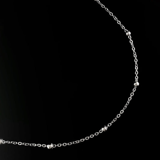 Minimal Silver Rohan Chain Necklace - 3Souls