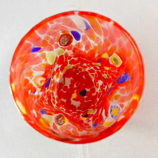 Orange Glass, Venetian Glass - Handmade in Italy, Colorful Murano Glass