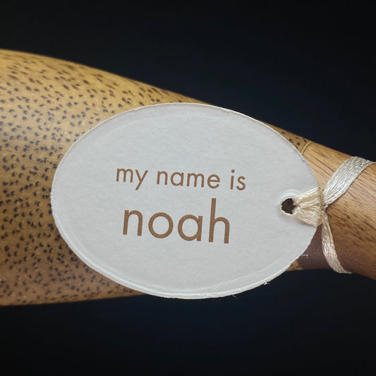 Noah - Hand-carved and Hand-painted Bamboo Duck