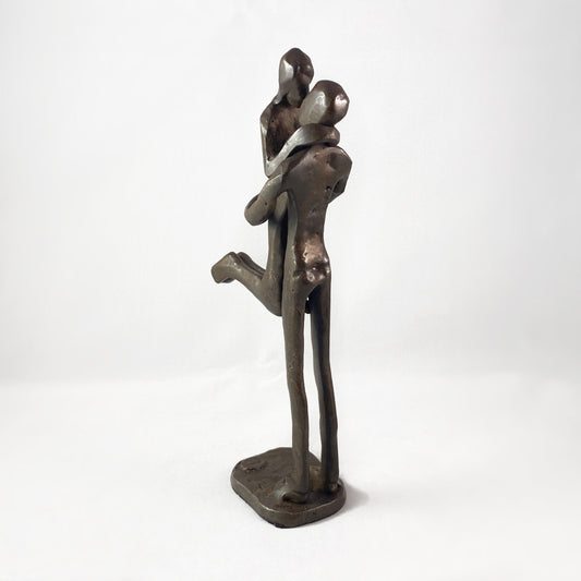 Passionate Kiss Bronze Sculpture - Unique Home Decor