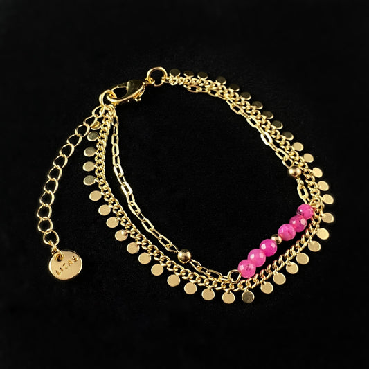 Pop Rocks Bracelet - Pink