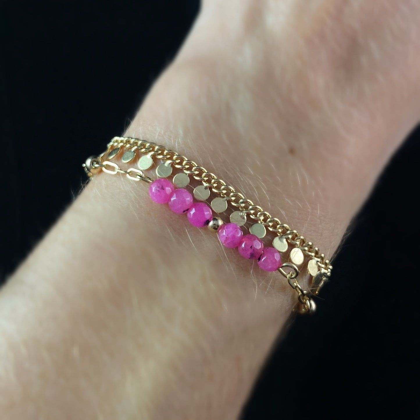 Pop Rocks Bracelet - Pink
