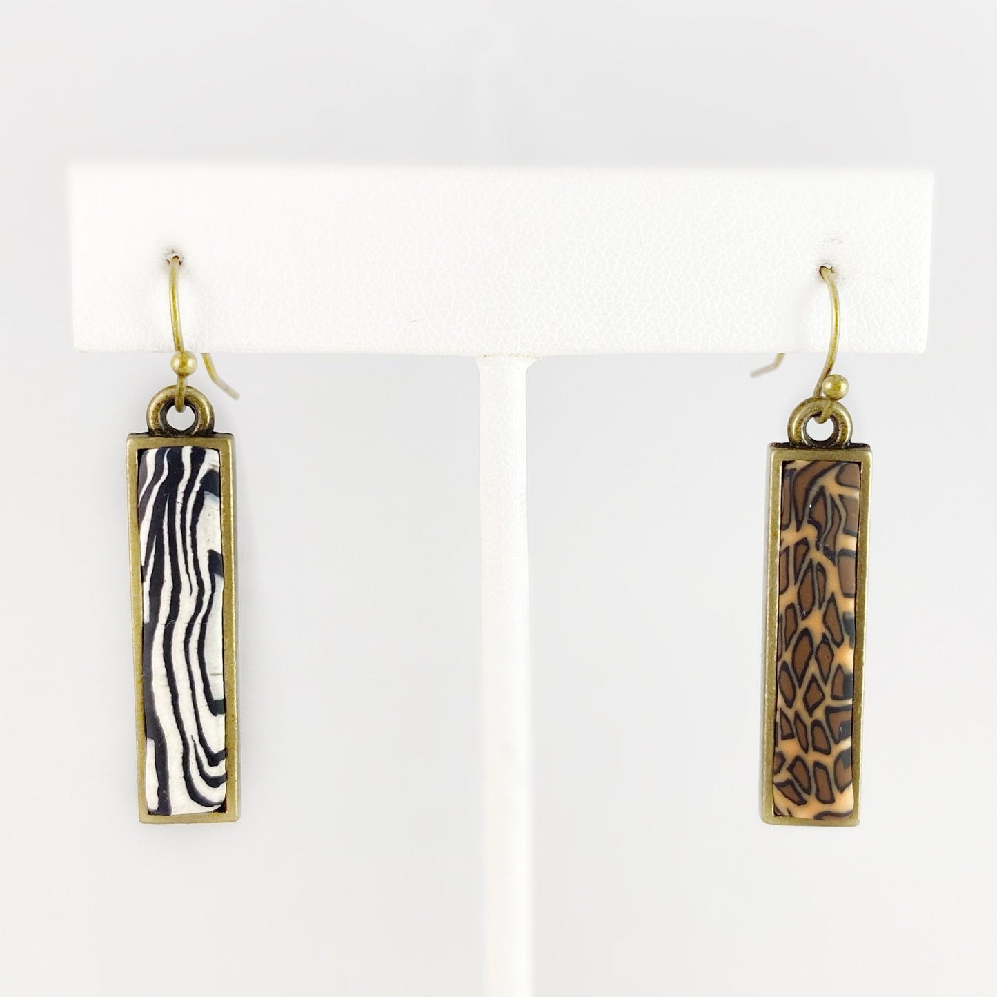 Reversible Polymer Clay Handmade Earrings