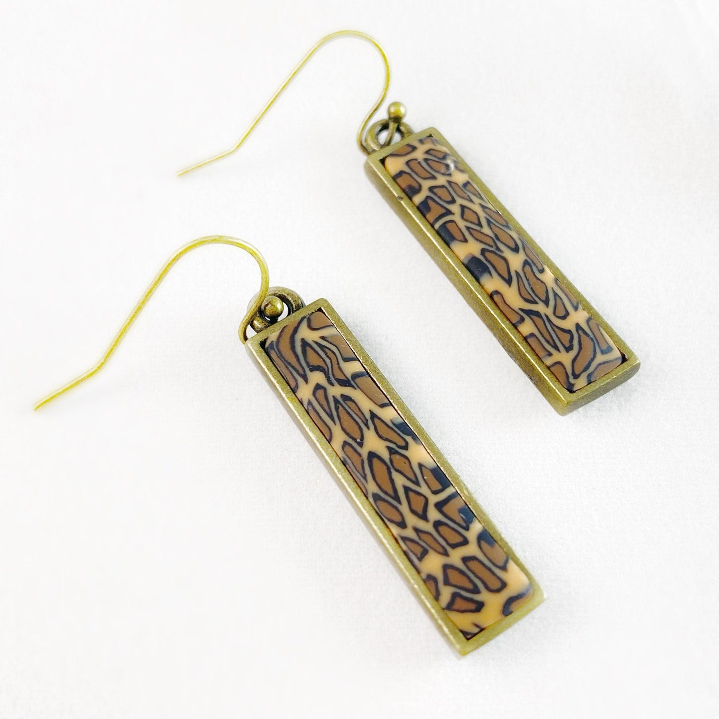 Reversible Polymer Clay Handmade Earrings