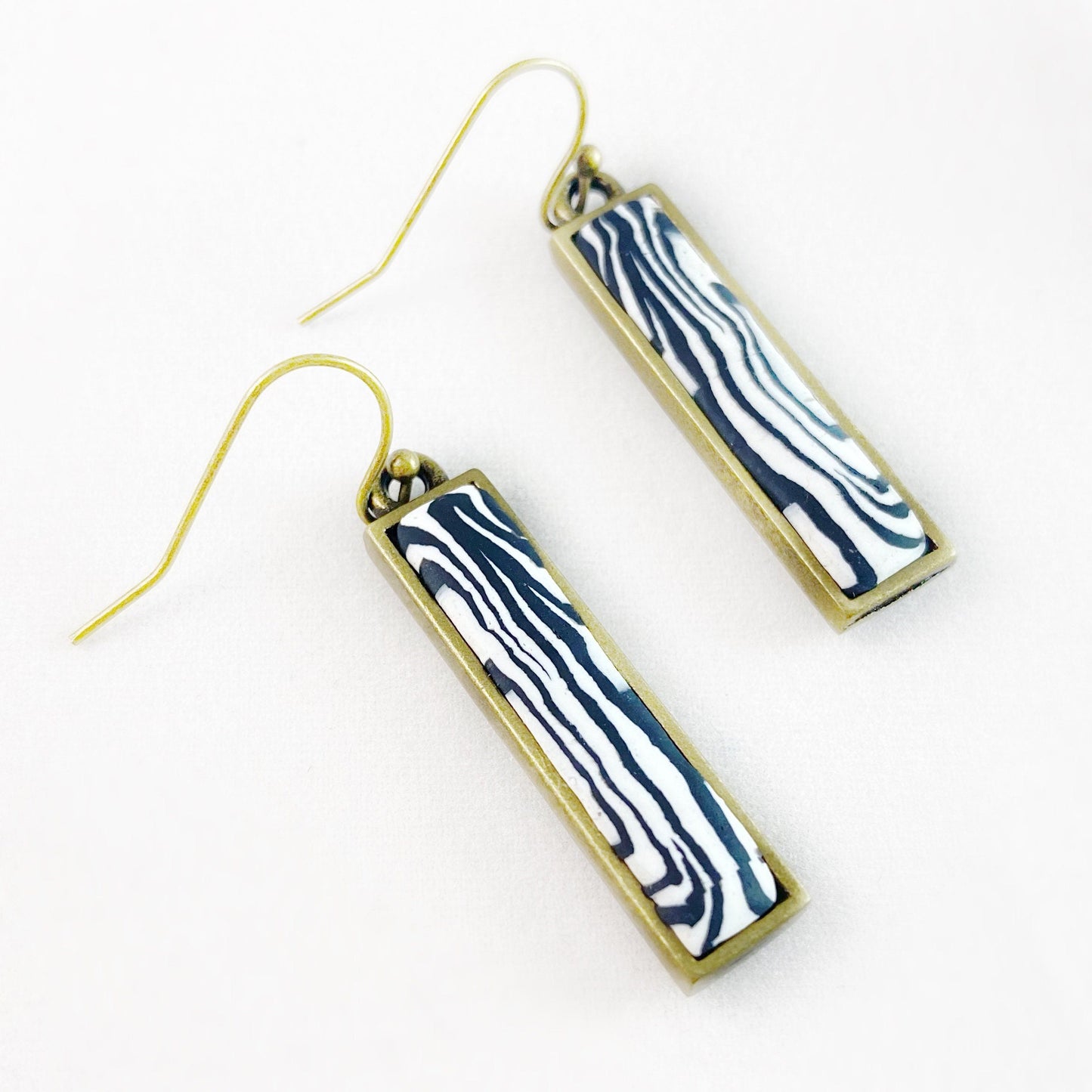 Reversible Polymer Clay Handmade Earrings
