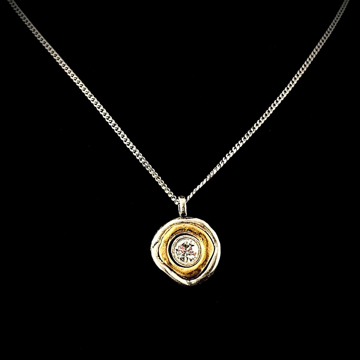 Rook and Crow Handmade Pendant Necklace, Penny Farthing - Made in USA