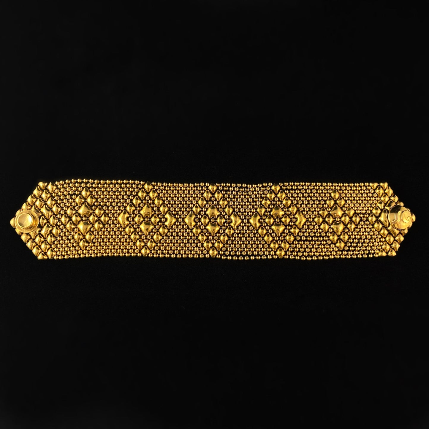 SG Liquid Metal Bracelet - 1.5 inch Wide Gold