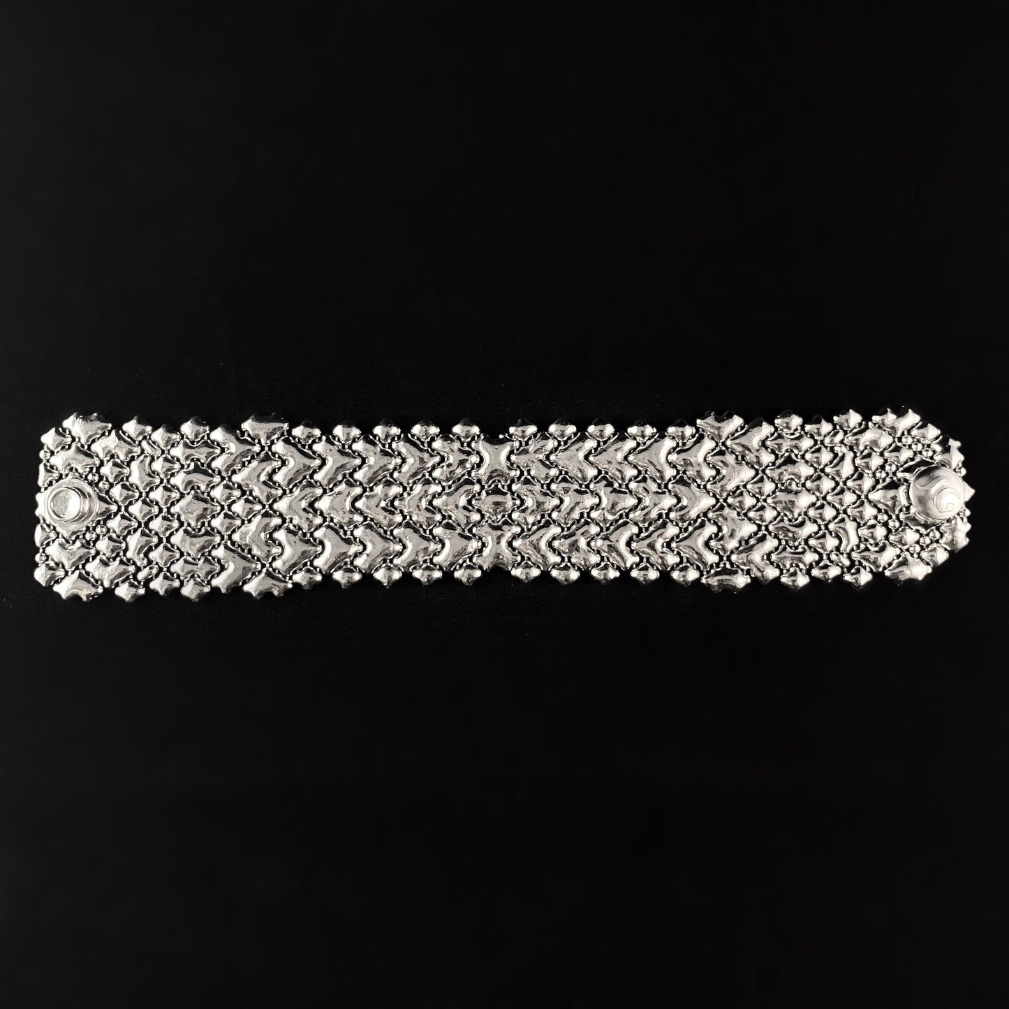 SG Liquid Metal Bracelet - 1.5 inch Wide Silver