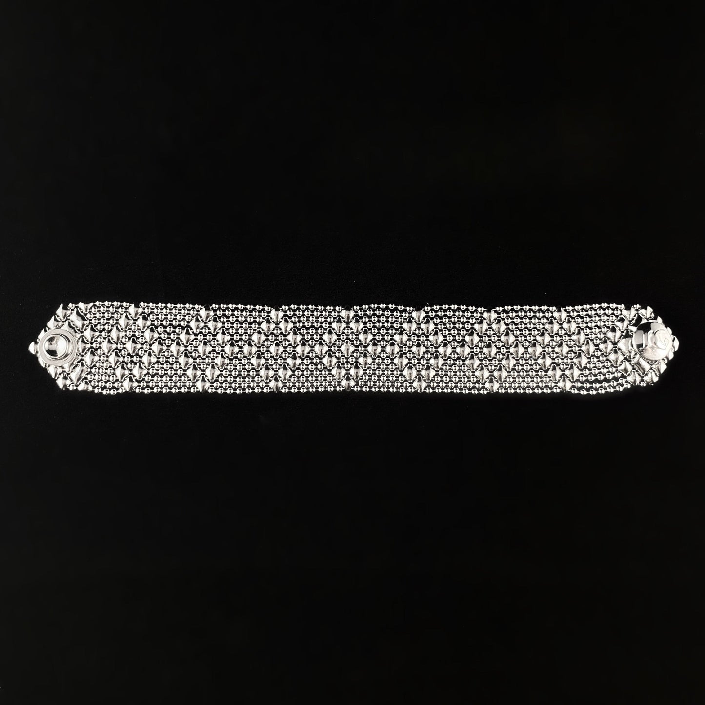 SG Liquid Metal Bracelet - 1 inch Wide Silver