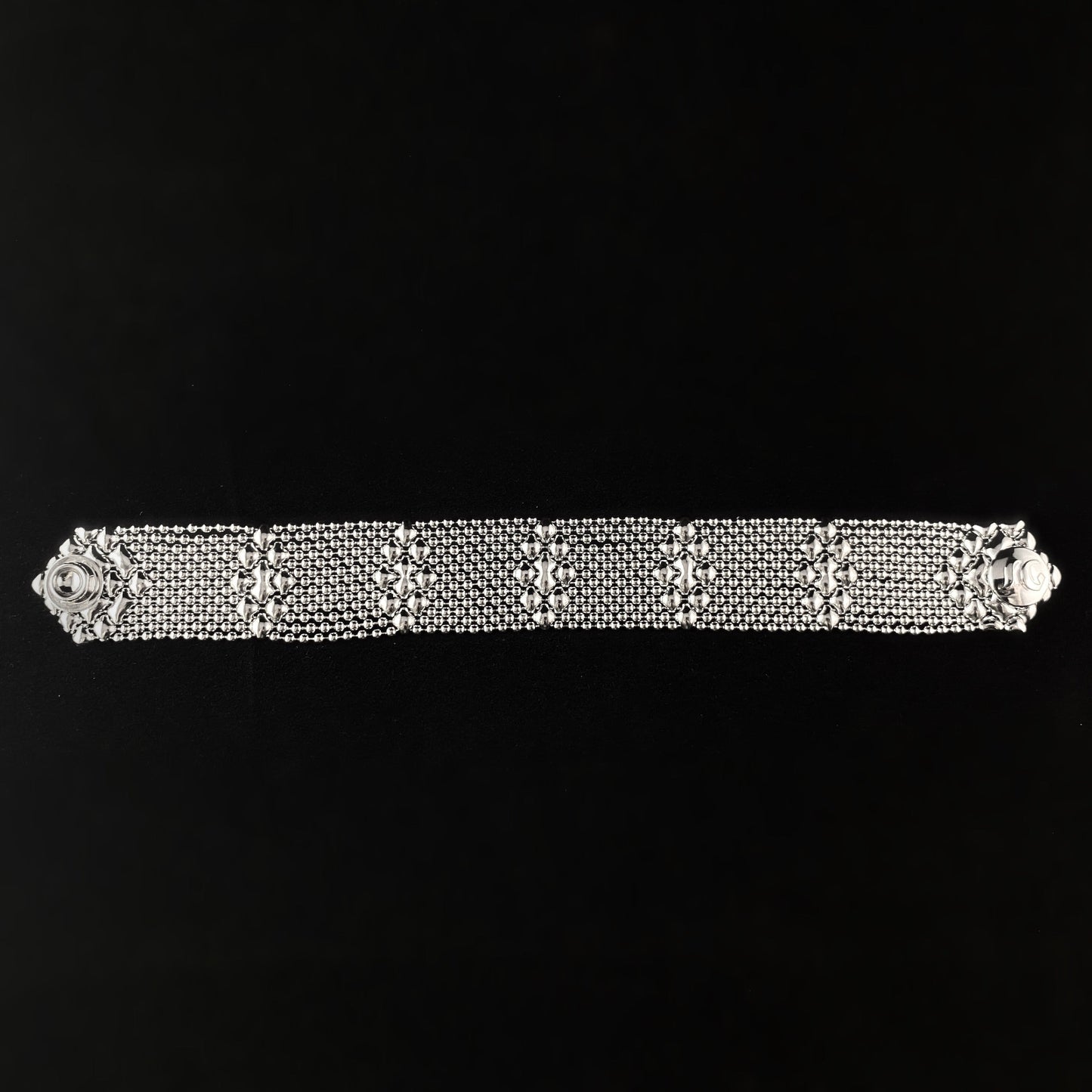 SG Liquid Metal Bracelet - 1 inch Wide Silver