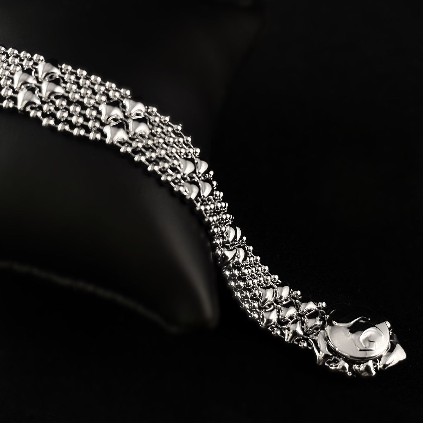 SG Liquid Metal Bracelet -.5 inch Wide Silver