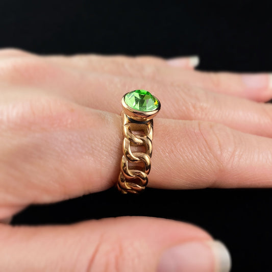 Size 7 Liberi Ring Base Rose Gold - Interchangeable QUDO