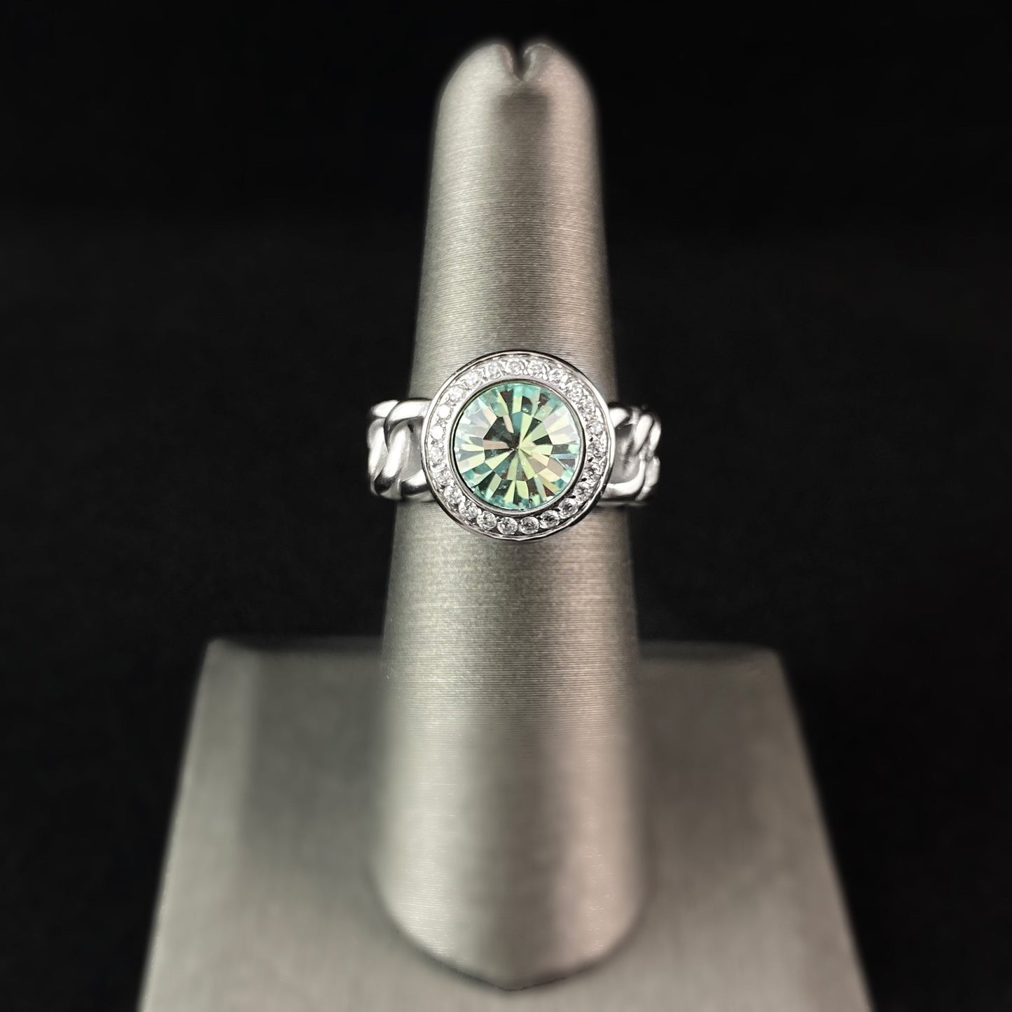 Size 7 Liberi Ring Base Silver - Interchangeable QUDO Ring