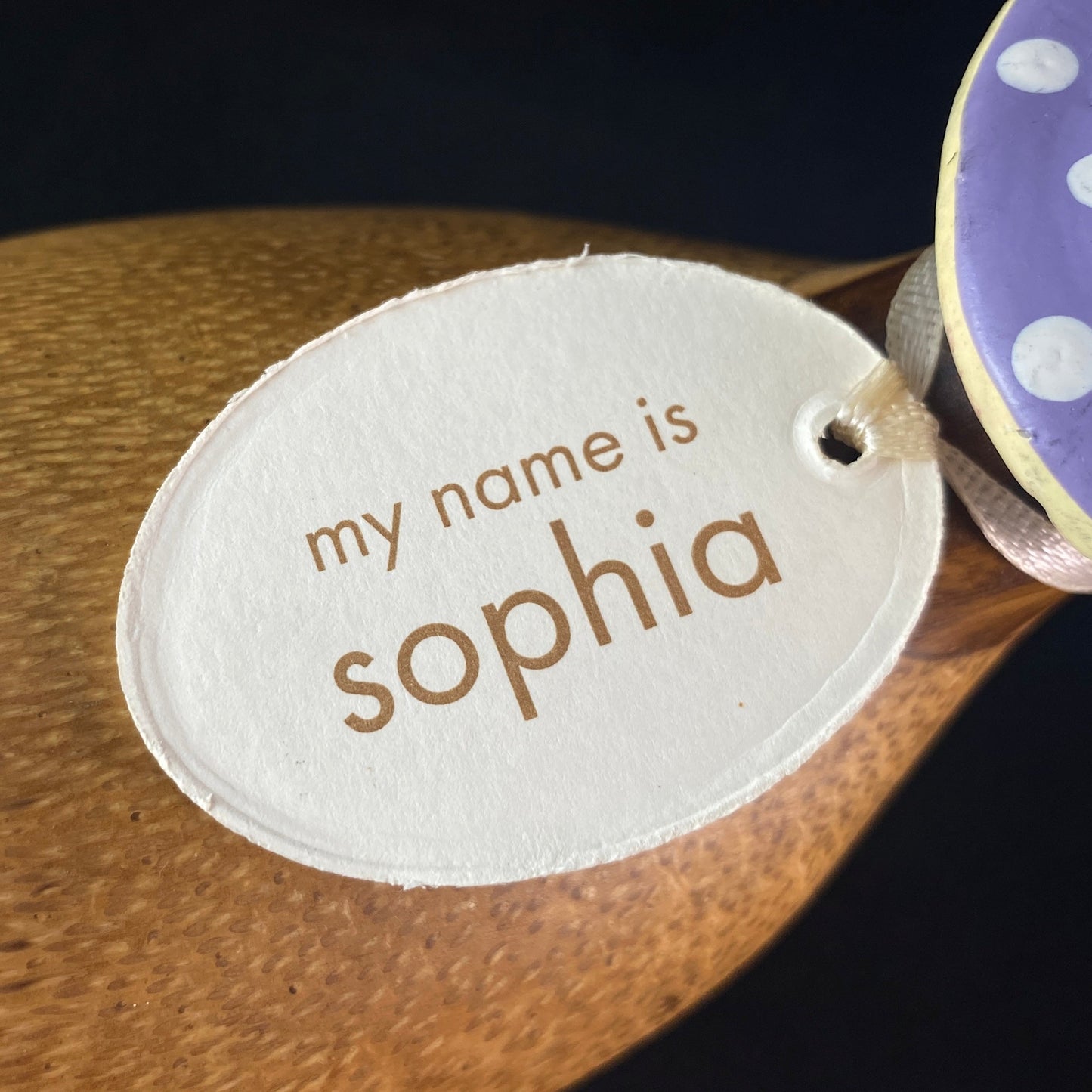 Sophia - Hand-carved and Hand-painted Bamboo Duck