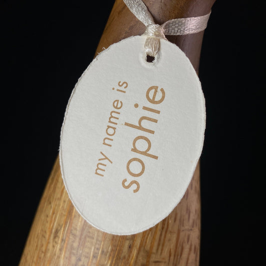 Sophie - Hand-carved and Hand-painted Bamboo Duck