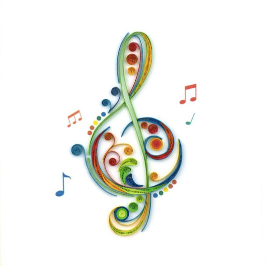 Treble Clef - Framed Quilling Artwork