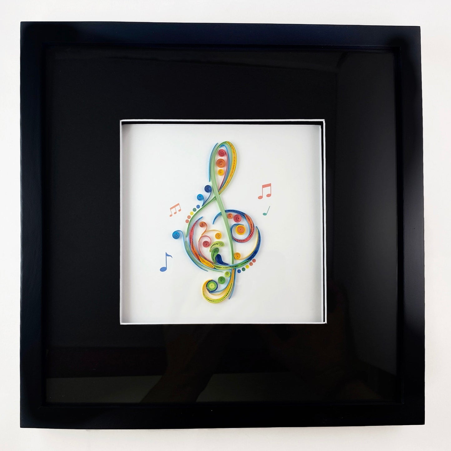 Treble Clef - Framed Quilling Artwork