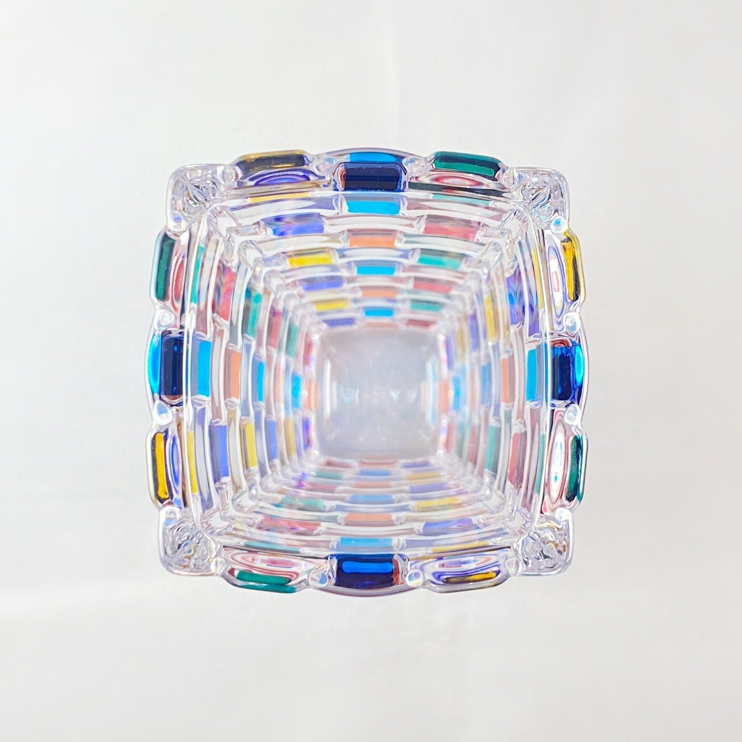 Venetian Glass Bassanova Bud Vase - Handmade in Italy, Colorful Murano Glass
