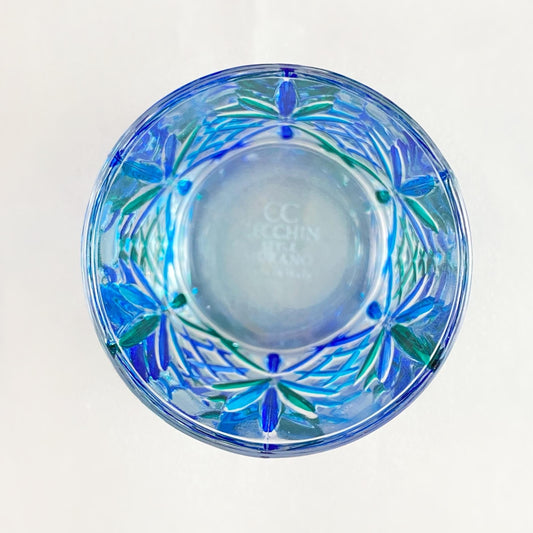 Venetian Glass Melodia SD Liquor/Shot Glass - Handmade in Italy, Colorful Murano Glass