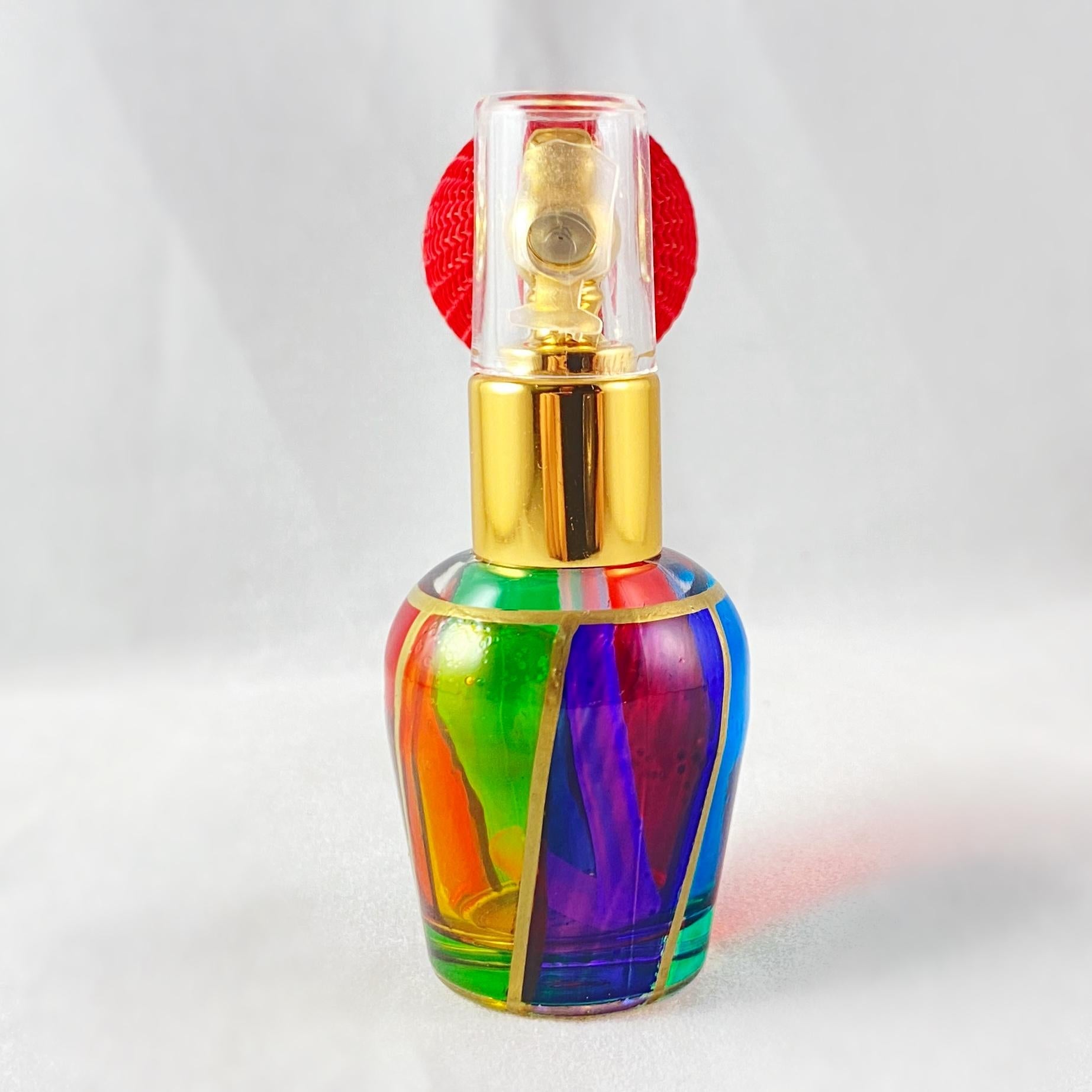 Venetian Glass Perfume Spray Bottle - Handmade in Italy, Colorful Murano Glass