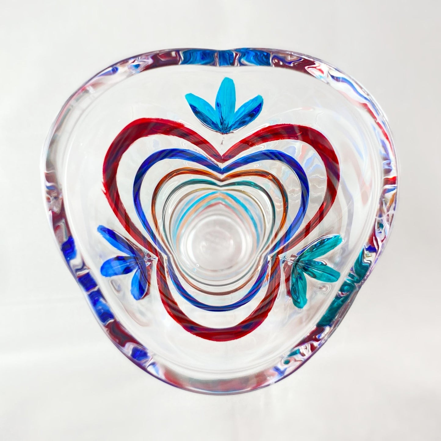 Venetian Glass Sole Bud Vase - Handmade in Italy, Colorful Murano Glass