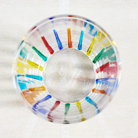 Venetian Glass Timeless Shot Glass - Handmade in Italy, Colorful Murano Glass