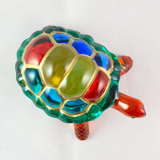 Venetian Glass Turtle - Handmade in Italy, Colorful Murano Glass