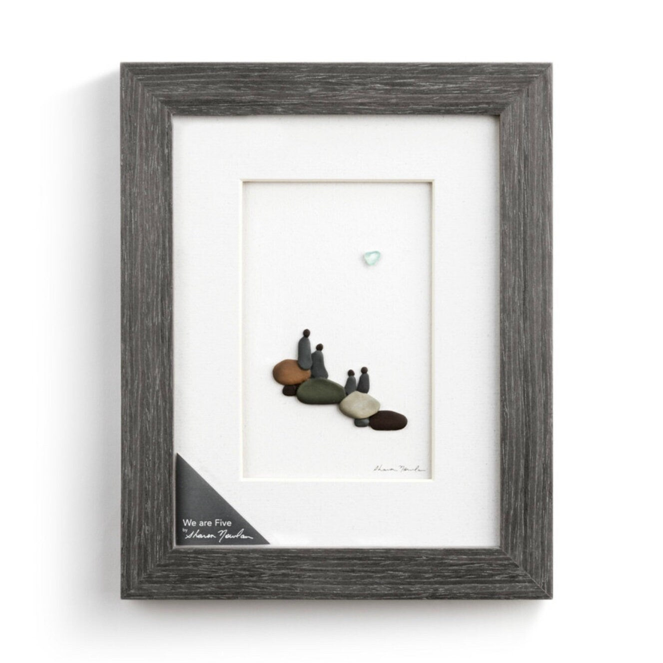 We Are Four, Sharon Nowlan Pebble Art
