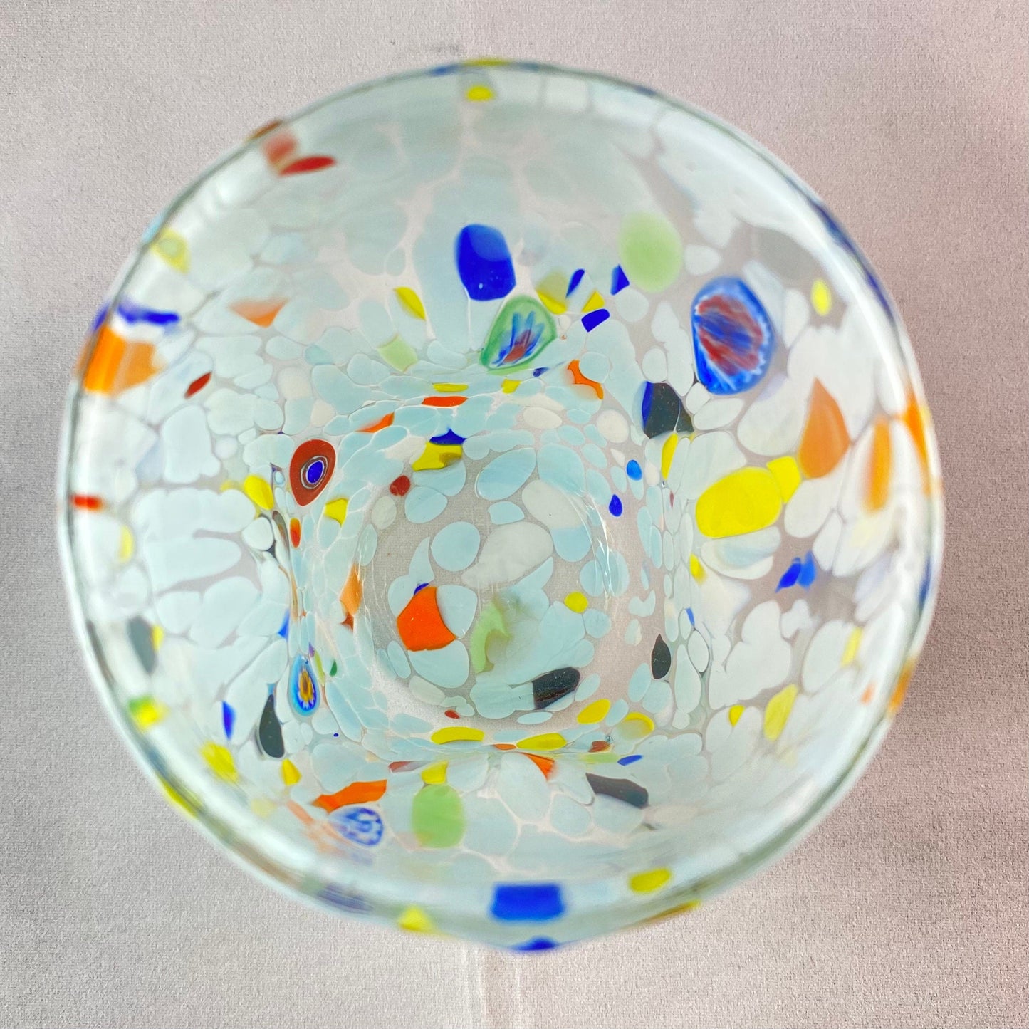 White Glass, Venetian Glass - Handmade in Italy, Colorful Murano Glass