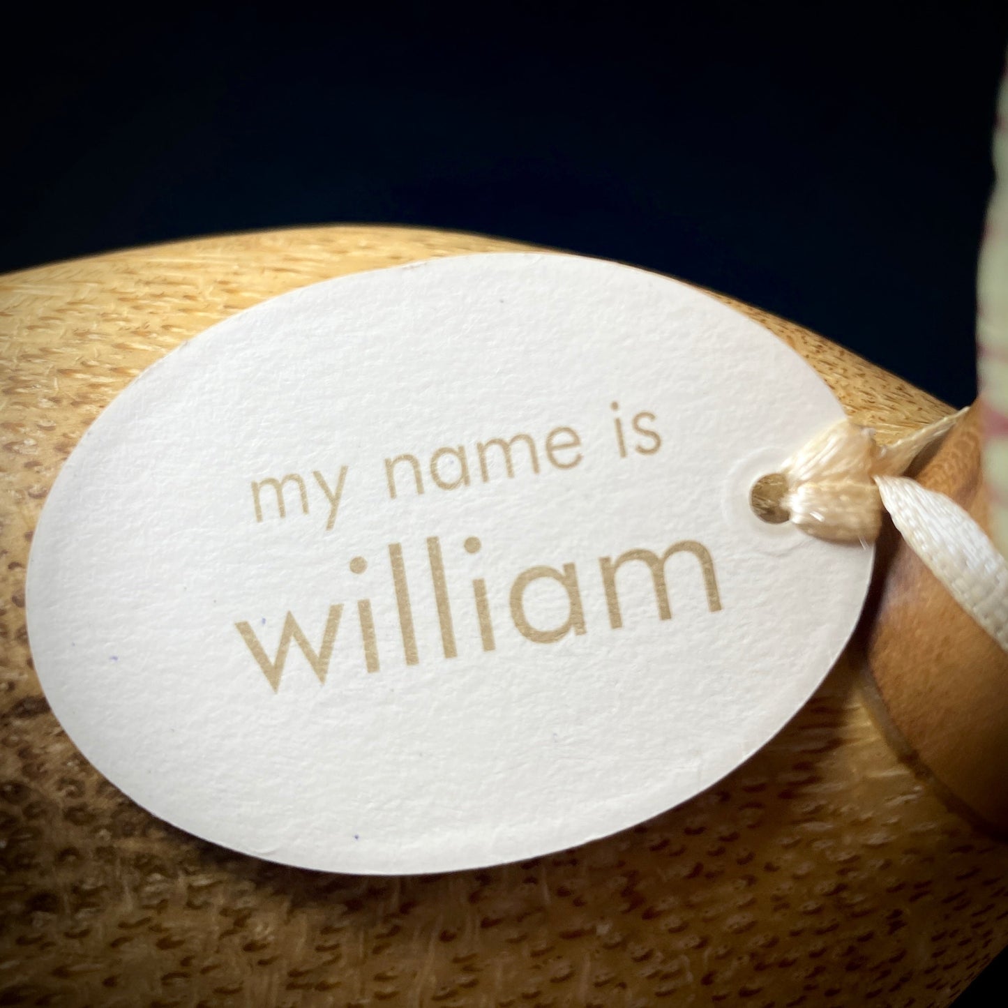 William - Hand-carved and Hand-painted Bamboo Duck